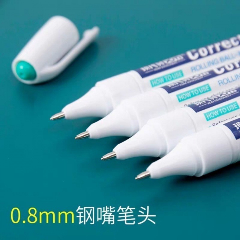 Correction fluid Correction Pen Correction fluid white student Pen Steel head No trace cover And strong Correction fluid Quick-drying On behalf of