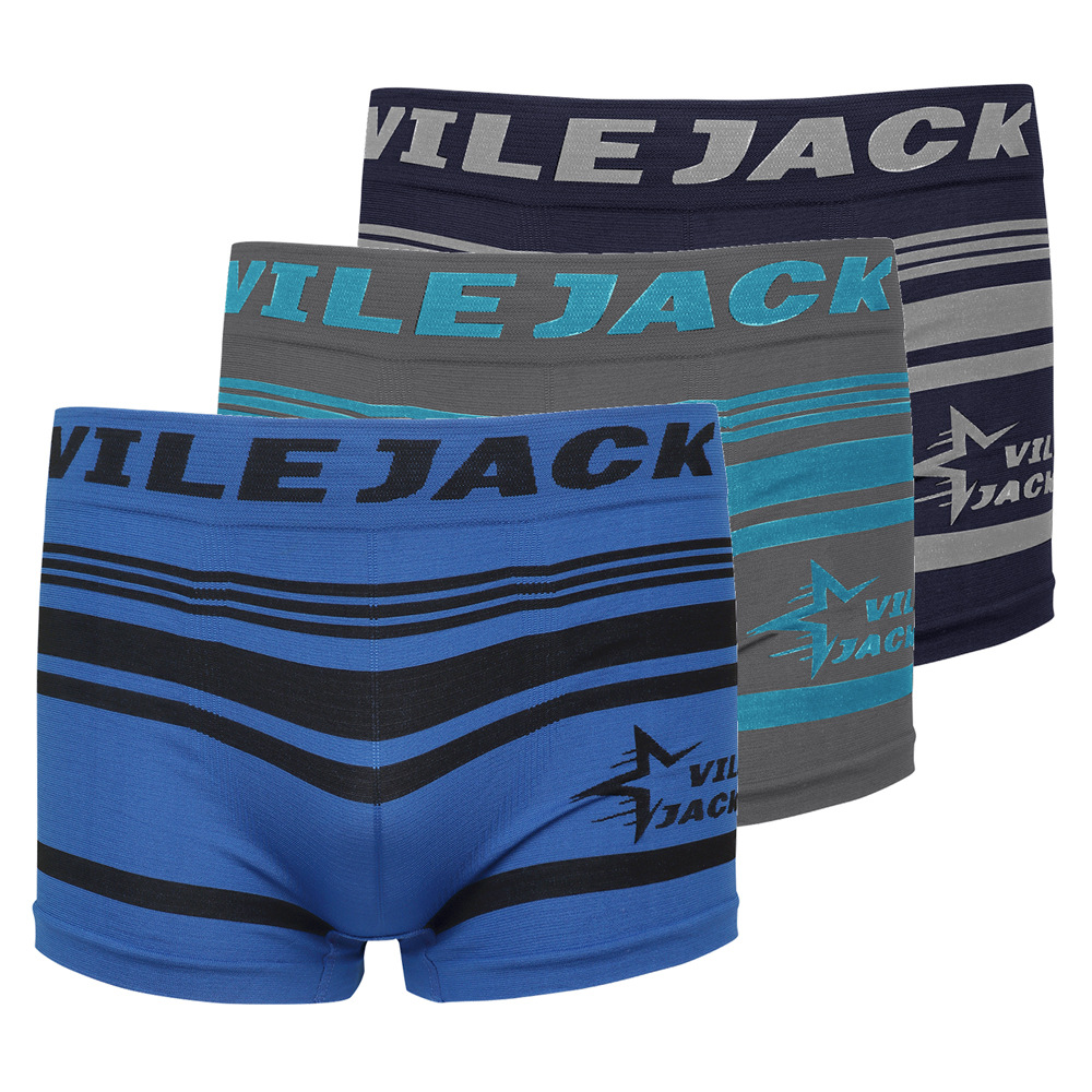 6 calzoncillos de hombre de comercio exterior de todo color, calzoncillos bóxer para jóvenes transpirables deportivos elásticos de poliéster sin costuras de cintura media