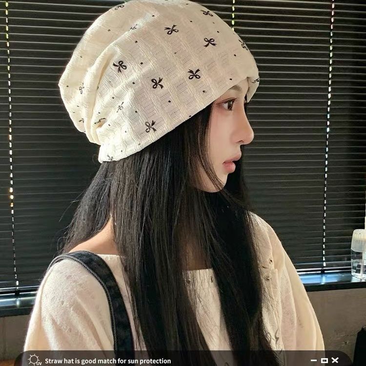 月子帽孕妇产后坐月子空调房睡帽薄款包头帽大头围显脸小堆堆帽子|undefined