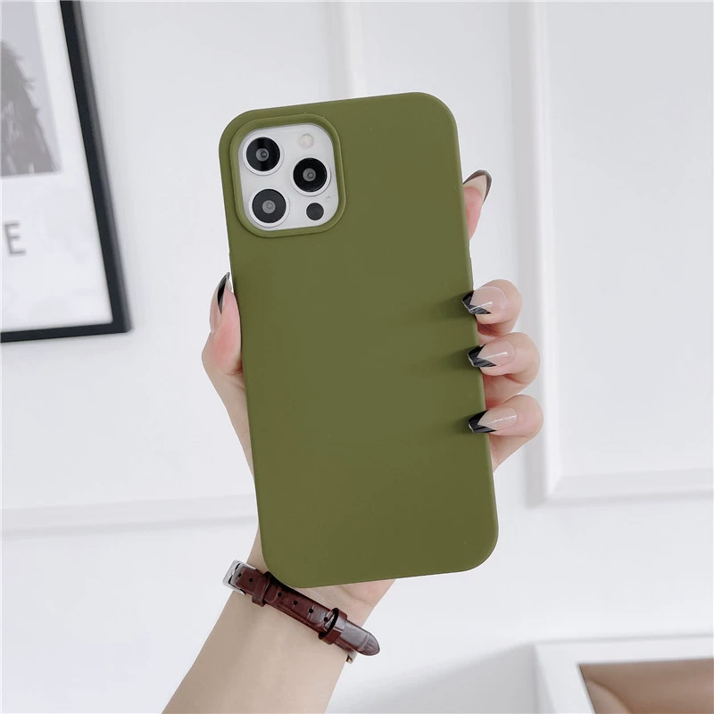 Силиконовый чехол Apple iPhone 12 Pro Max совместимый, мягкое матовое покрытие, многоцветные варианты