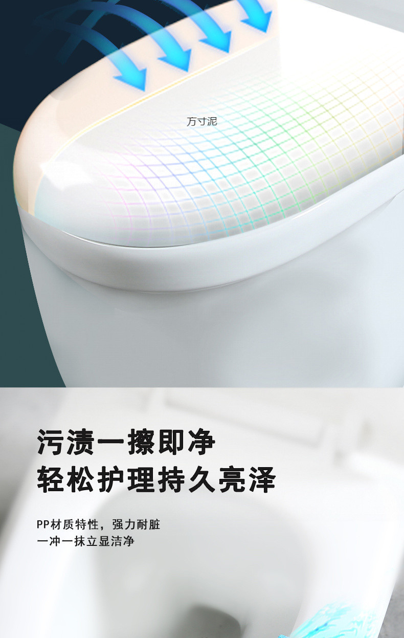 Universal household toilet seat cover thickened, slow-lowering old-fashioned toilet seat cover, toilet seat cover plate, toilet accessories U-shaped, V-shaped, O-shaped undefined