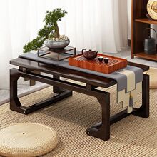 中式茶几客厅家用小茶台榻榻米泡茶桌卧室飘窗小桌子阳台坐地矮桌