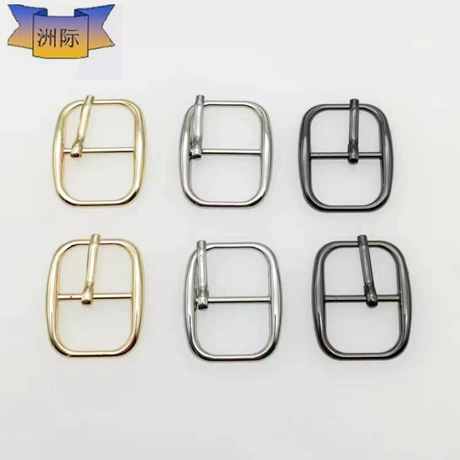 Khóa chữ nhật kim loại hợp kim kẽm, khóa điều chỉnh nhỏ, khóa dây lưng và khóa giày