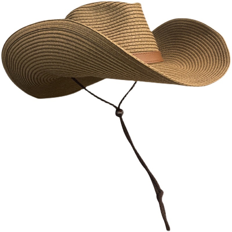 Sombrero de sol ala ancha con protector cuello transpirable_voghion.com