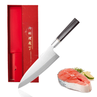 Японский нож из сандалового дерева, кухня, набор инструментов из нержавеющей стали