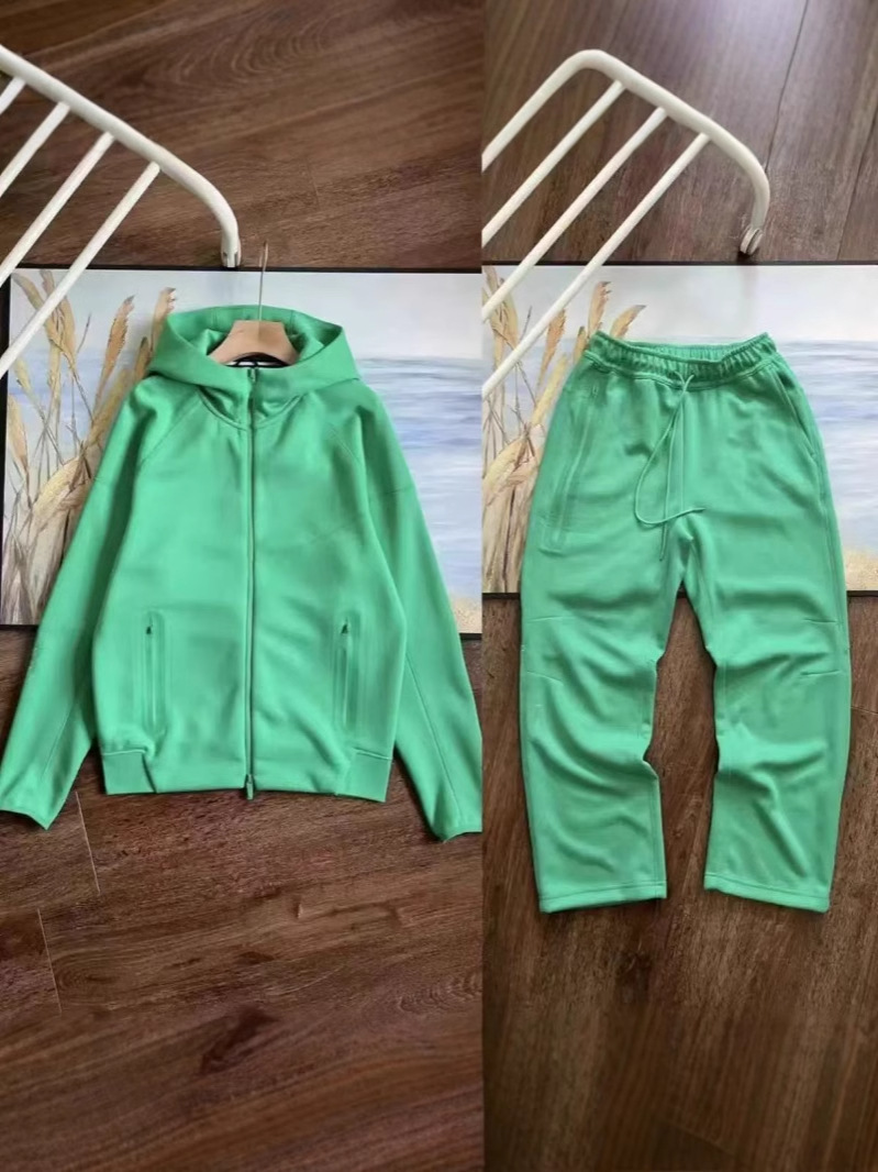 20SS primavera y otoño ciencia y tecnología deportiva casual chaqueta con capuz chaqueta casual pantalones multicolor conjunto 454 - 461