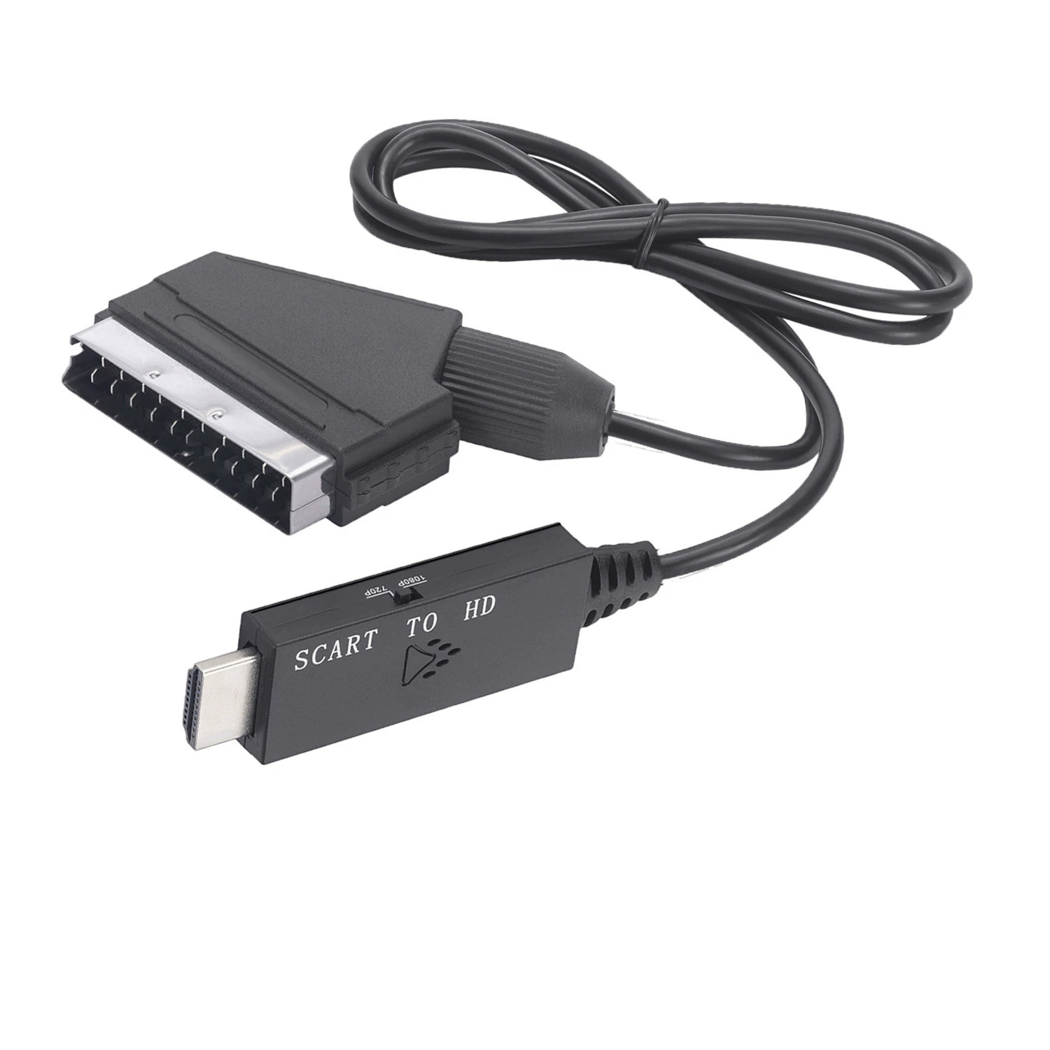 1 метр Scart к HDMI конвертер Scart к HDMI видеоротор высокой четкости Scart соединительный кабель