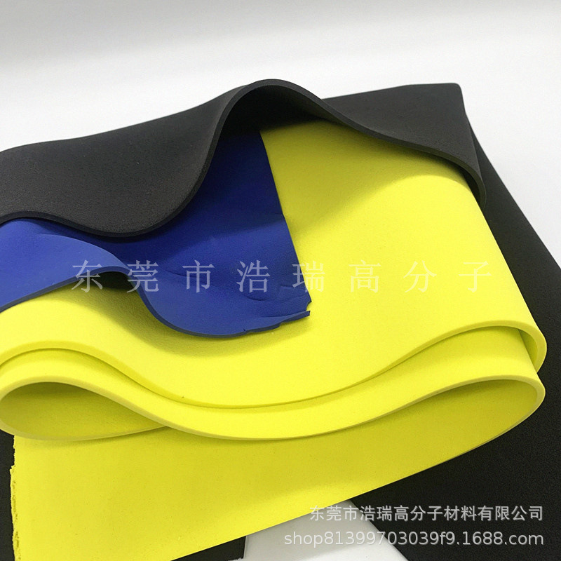 聚氨酯海绵乳胶化妆泡棉材料 NBR乳胶洗脸片材 乳胶海绵片材