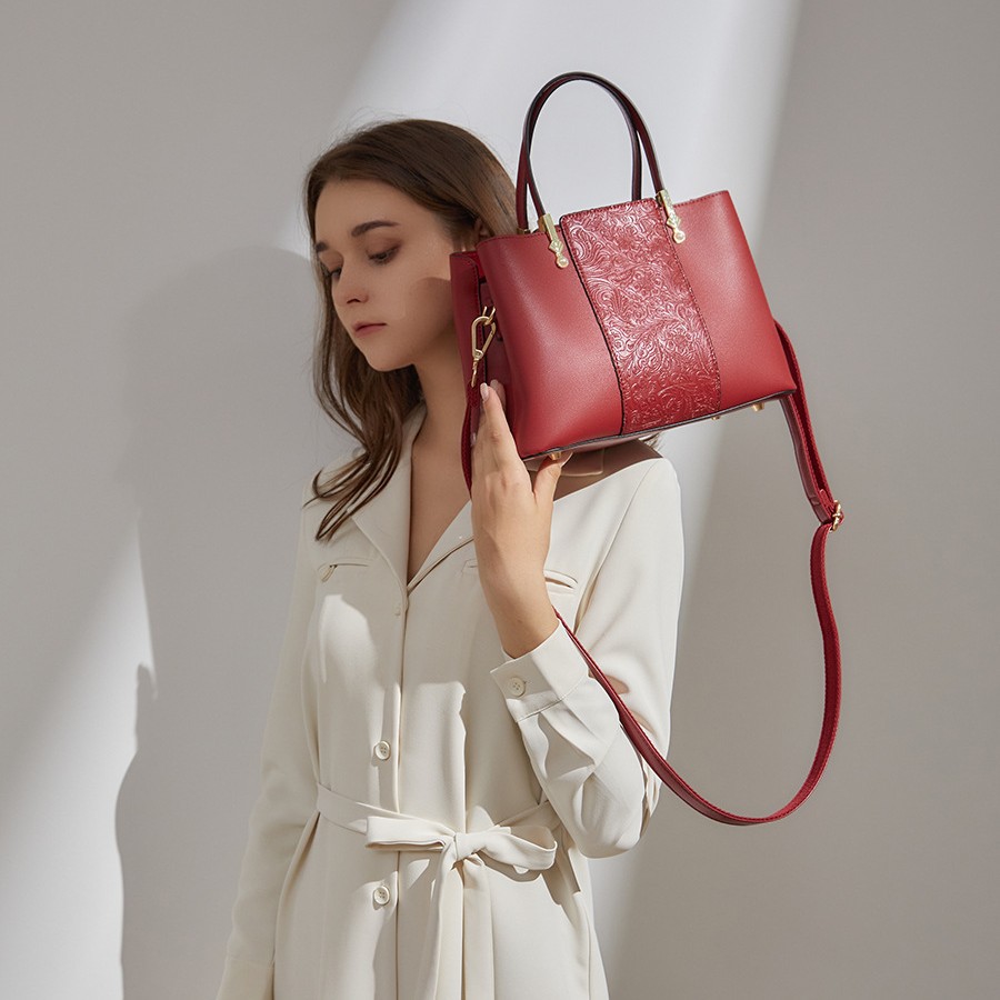 Rojo estilo chino bolso novia madre bolso de la boda para las mujeres de mediana edad elegante madre-en-Ley