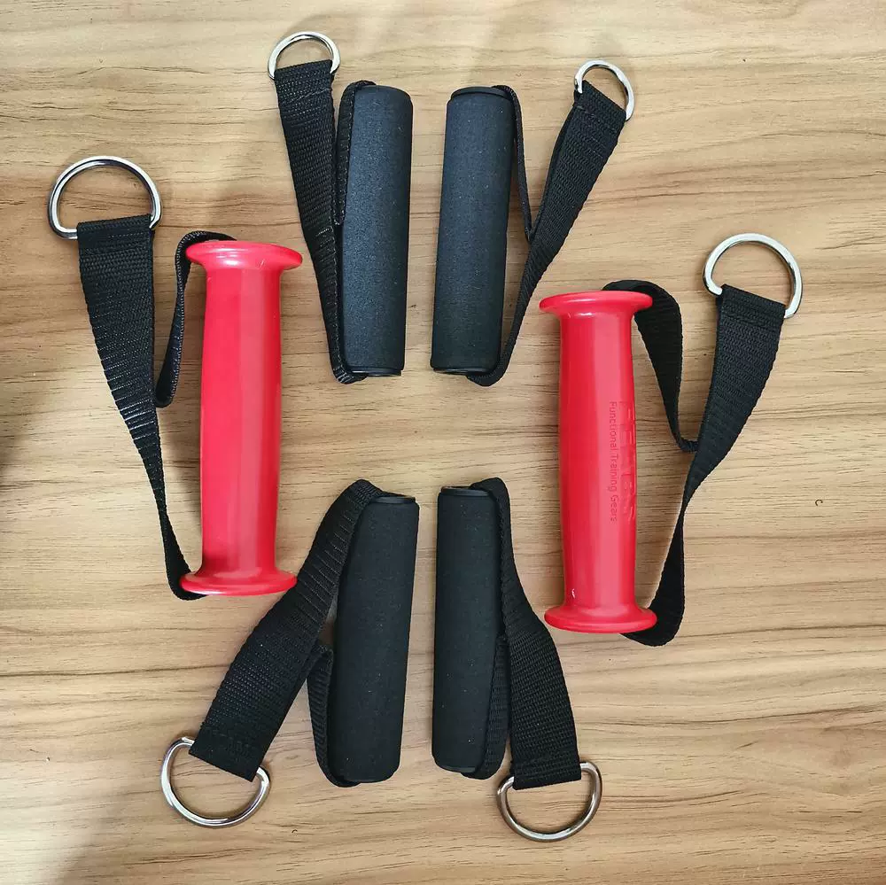 Ручка из эластичного троса, ручка съемника, бейсбольная ручка, металлическая пряжка, пластиковая пряжка, аксессуары из 11 предметов, ручка для фитнеса