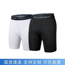 夏季运动紧身裤男健身跑步运动短裤速干篮球打底裤透气高弹长裤
