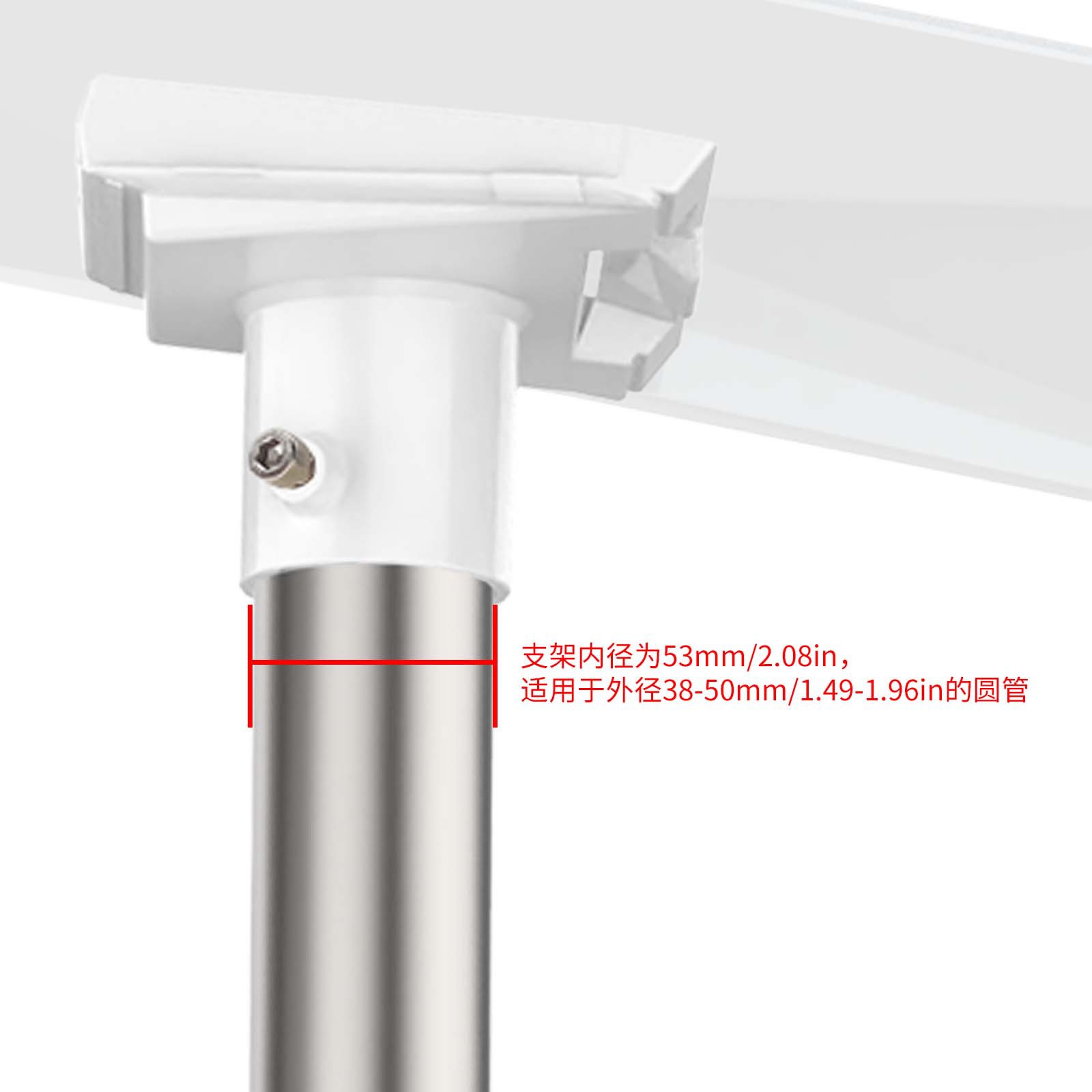 Soporte Adaptador de Tubo para Antena Gen3 V4 Plástico Impermeable UV para Antena de Exterior