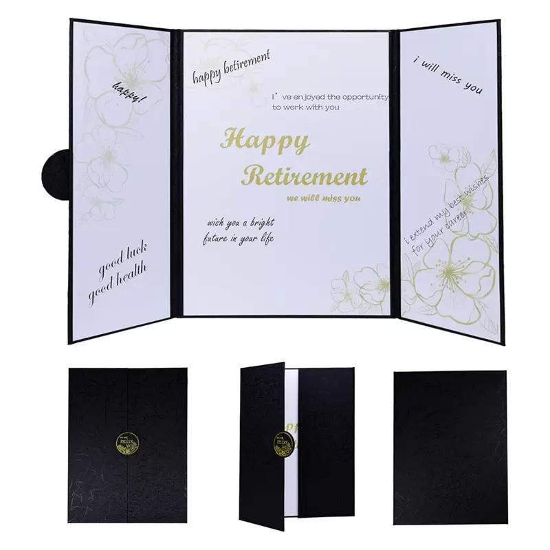 卡纸本外壳生日海报结婚纪念签到本定做空白亚马逊退休签到簿定制