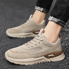 2023 Spring and Autumn New Men's Casual Shoes Korean Style Low-top Work Shoes Versatile and Trendy Men's Shoes Wholesale