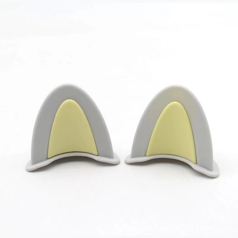 Universal – Auto Parts and Accessories Helmet Cat Ears - pair-of-two-color-grayyellow