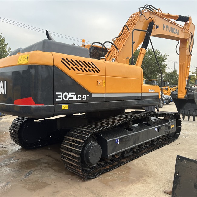 Excavadora Hyundai 305 215 220 de segunda mano, noventa por ciento nueva, buena calidad, prueba de puesta en marcha en el sitio, stock suficiente image 3