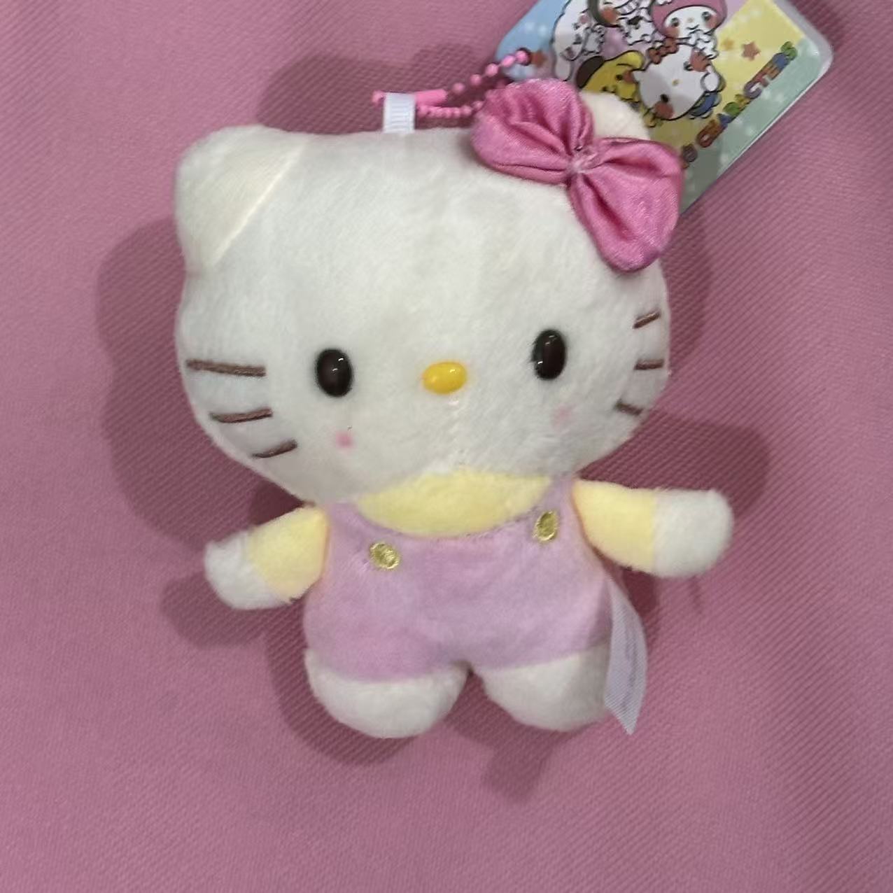 Amor hellokitty muñeca colgante llavero colgante bolsas de regalo bolsas de peluche lindo muñeca colgante lindo