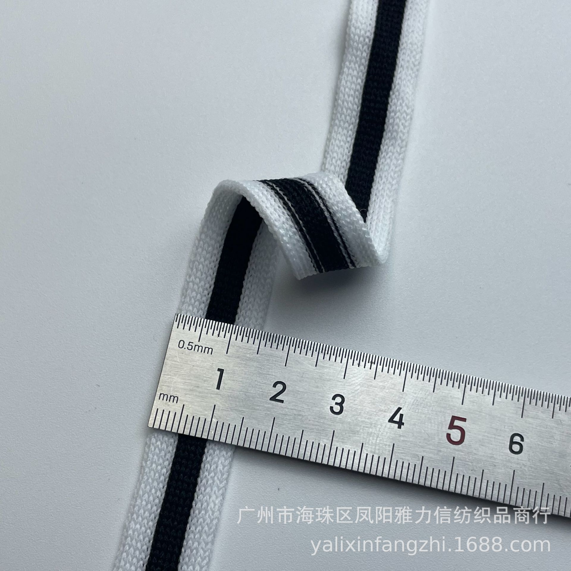 흰색과 검은 색 * 1.5CM * 니트 * 70 m/번들 (묶음으로 배치)