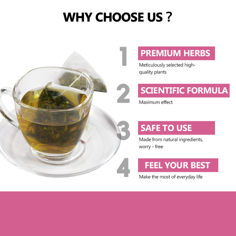 跨境外贸亚马逊 女性荷尔蒙平衡花茶 袋泡茶 PCOS Tea|undefined