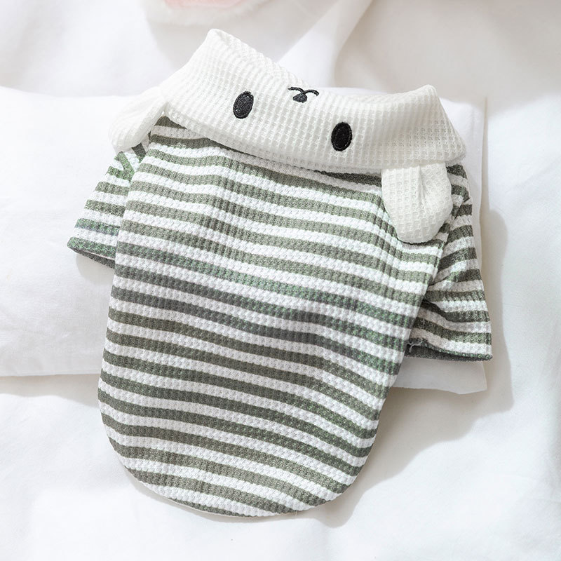 [Seleccionado] Chaleco de tracción divertido de dibujos animados lindo primavera y verano perro perro pequeño gato mascota gato perro ropa de perro