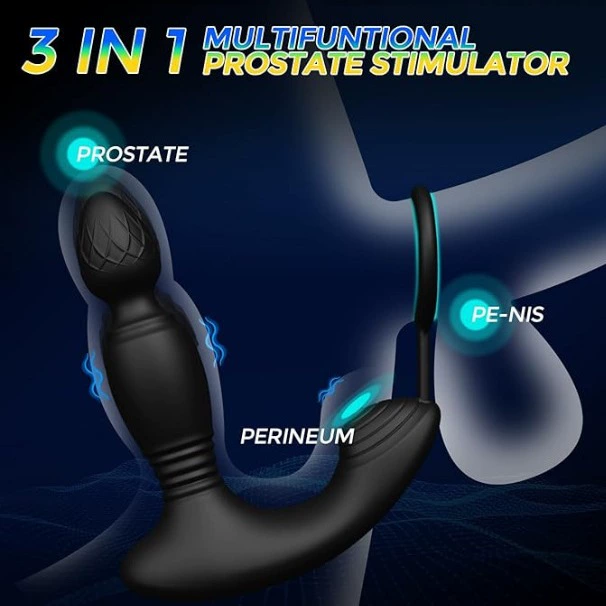 Men's Prostate Massager, Vibration with Remote and APP Control, Waterproof Rechargeable
