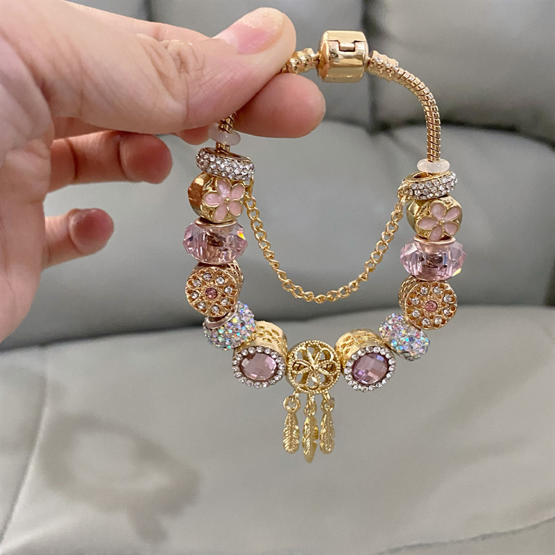 High-value Panjia Same Style New Color Diamond Luxury Dream Catcher Bracelet Instagram Style Adjustable Permanent High-grade Bracelet High-value Panjia Same Style New Color Diamond Luxury Dream Catcher Bracelet Instagram Style Adjustable Permanent High-grade Bracelet