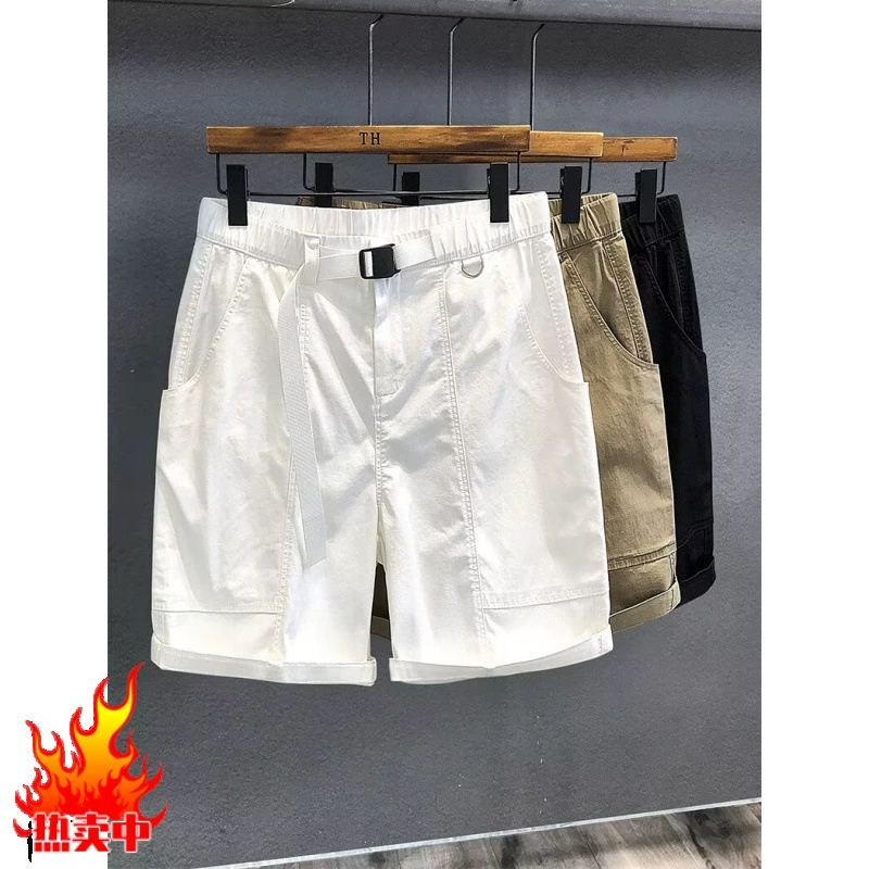 Tide, брюки для отдыха, летняя одежда, трендовые шорты, oversize, корейский стиль