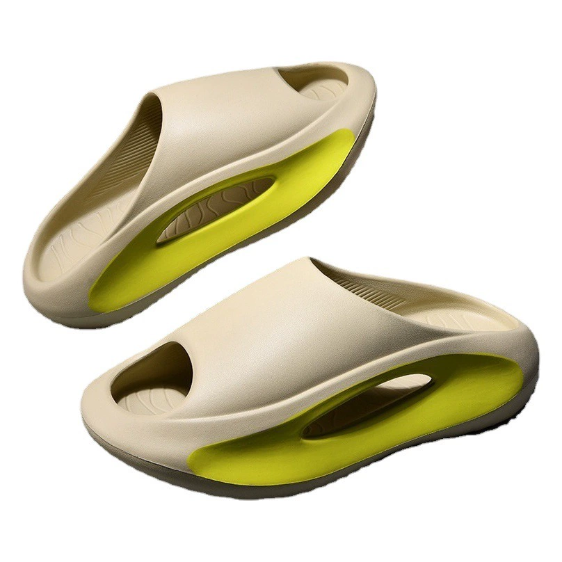 Ступайте на говно, чувствуя тапочки, мужские летние уличные тапочки, противоскользящие, против запаха, спортивные тапочки на открытом воздухе с мягкой подошвой, пляжные тапочки из кокосового ореха, мужские