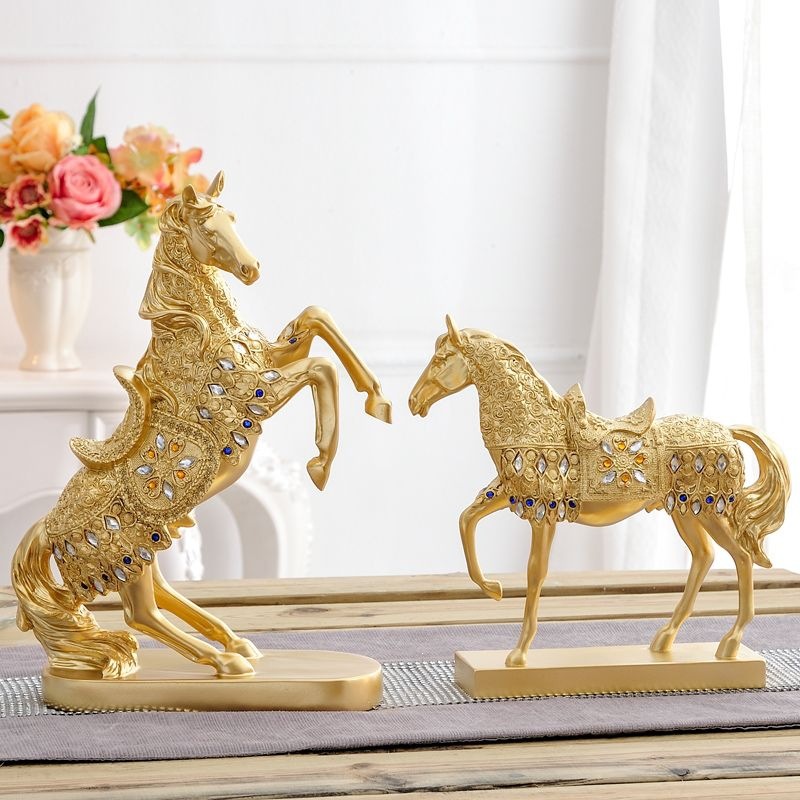 Adorno de Caballo para Escritorio de Resina para Navidad image 4