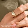 Ring stainless steel, jewelry, accessory, 750 sample gold, wholesale