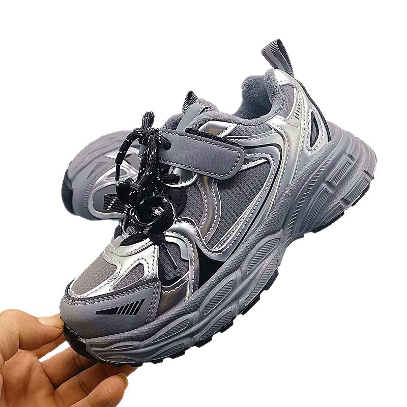 2025 invierno nuevos zapatos para niños de algodón zapatos para padres zapatos para niños pequeños y medianos zapatos para correr zapatos casuales ligeros