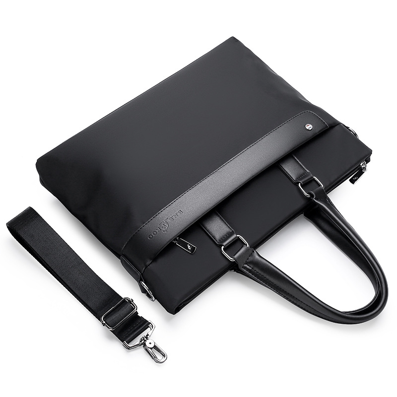 Bolso de negocios maletín de los hombres horizontal de gran capacidad bolsa de ordenador portátil bolsa de mensajero al por mayor