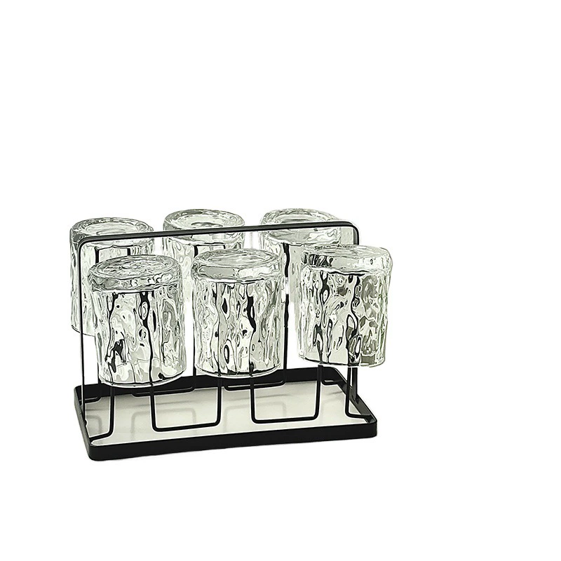 Teapot for home use, glass tea cup, tea set, light luxury style, simple and elegant design
