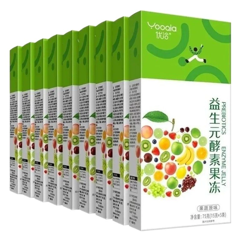 Легкое и чистое желе Light and Clean Diary Original с пребиотиками, фруктово-овощным экстрактом и пробиотическими ферментами, фруктовое желе, спаситель после еды