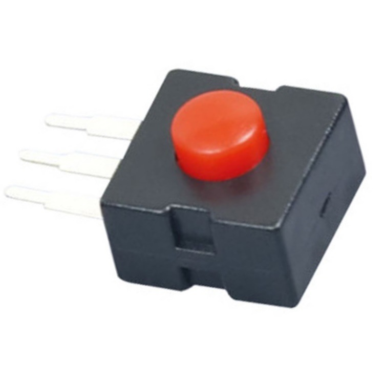 批发按键开关3档   自锁开关侧插12x12   按钮开关ON ON OFF