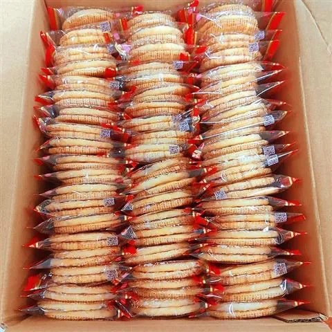 Wangwang Fairy Snow Crisp Children's Snack Gift Box Wholesale Bulk Snow Rice Crisp Biscuit Full Cart Supply