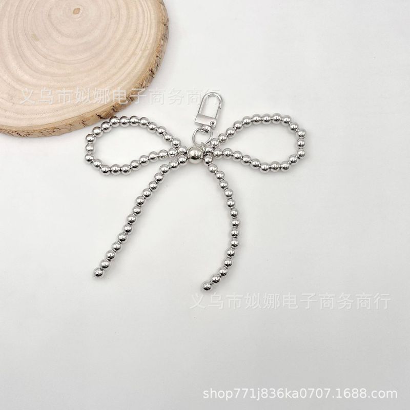韓国ジュエリーインファッションリボンパール携帯電話吊りチェーンバッグキーホルダーアクセサリーヘアアクセサリーデザイン女の子|undefined