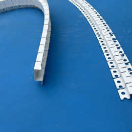 PVC圆弧形几字条吊顶工艺槽可弯U型条弧度任意弯曲天花吊顶凹槽