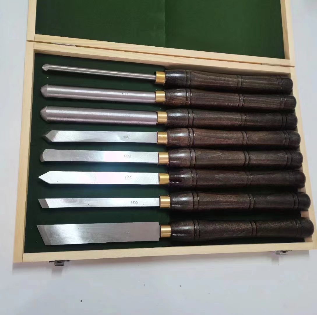 A- 003 8 개 블랙 호두 핸들 터닝 도구