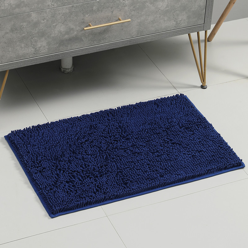 Nueva alfombra de piso al por mayor alfombra de piso de chenille baño dormitorio entrada cocina sala de estar absorbente antideslizante alfombra de piso estera del pie