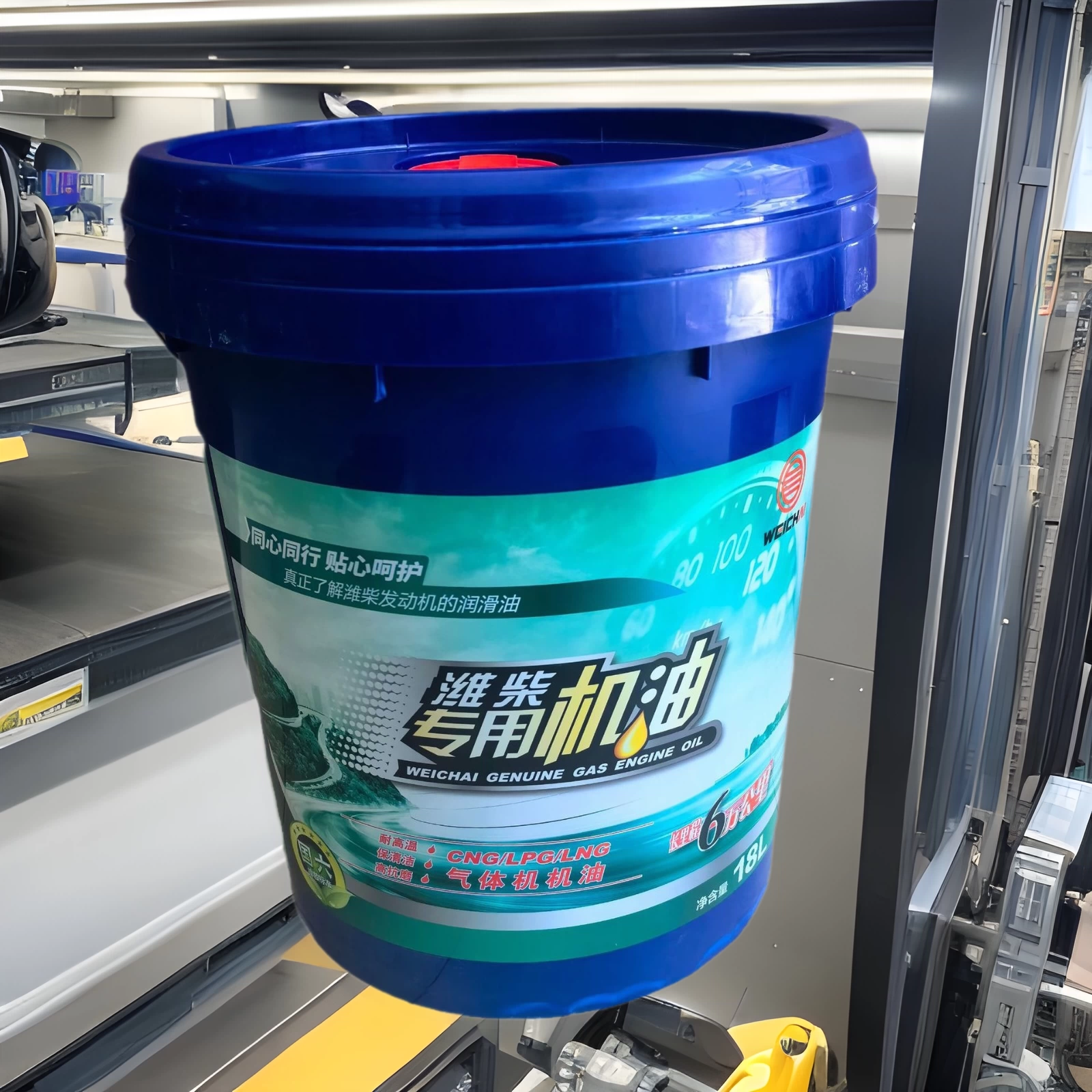 Weichai 15W-40CNG/LNG Тяжелое моторное масло 18L Пять стран шесть дизельных автомобильных смазочных материалов