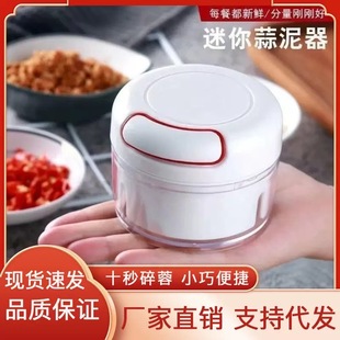 Shake Tone Kitchen Garlic Artifact Household Mini Manual Garlic Beater Meat Grinker Pepper Ginger Garlic Mashed Garlic Machine