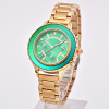 Golden watch for leisure, classic universal quartz watches, suitable for import, pink gold