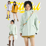 骆陀同款户外机能冲锋衣女三合一羽绒服秋冬防风防水登山服外套男