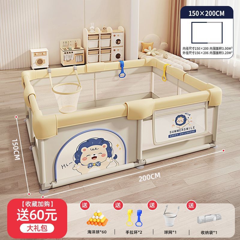Juego de valla para bebés, valla protectora sobre el suelo, rastreo interior para niños, seguridad en el hogar, valla para niños pequeños, alfombrilla para gatear para bebés