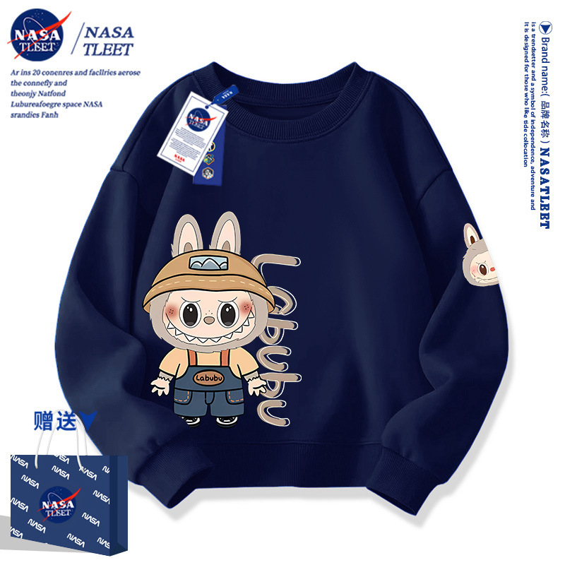 NASA連名春秋の新型小中学生カジュアル上着百合アニメかわいい布幅松衛衣|undefined