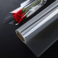 Бумажный цветочный материал для выпечки, рулонная упаковочная бумага для цветов, удерживающая воду, прозрачная целлофановая пластиковая бумага, упаковочная бумага для цветов, букет