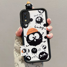 适用vivoY93站立公仔S17卡通V40Lite时尚Y51女手机壳iQOO neo煤球