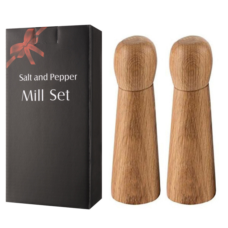 Molino de pimienta de madera creativa molinillo de pimienta negro núcleo de cerámica molinillo de pimienta multiusos botella condimento