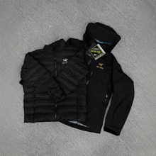 SV8代三合一顶级台州鸟防水防风户外连帽天花板全溢胶冲锋羽绒服